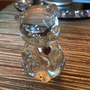 Fenton Glass Birthstone Bear